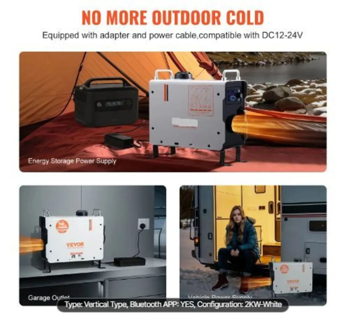 2KW Diesel Heater, 12V/24V All in One - Image 2