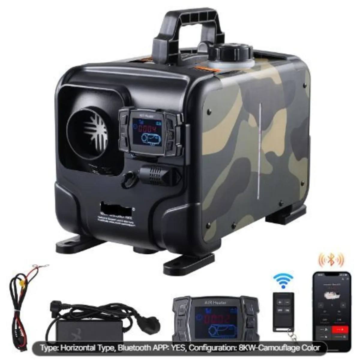 5-8KW Diesel Heater, 12V/24V - Image 1