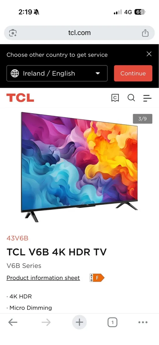 Brand New - TCL 43inch TV - Image 3