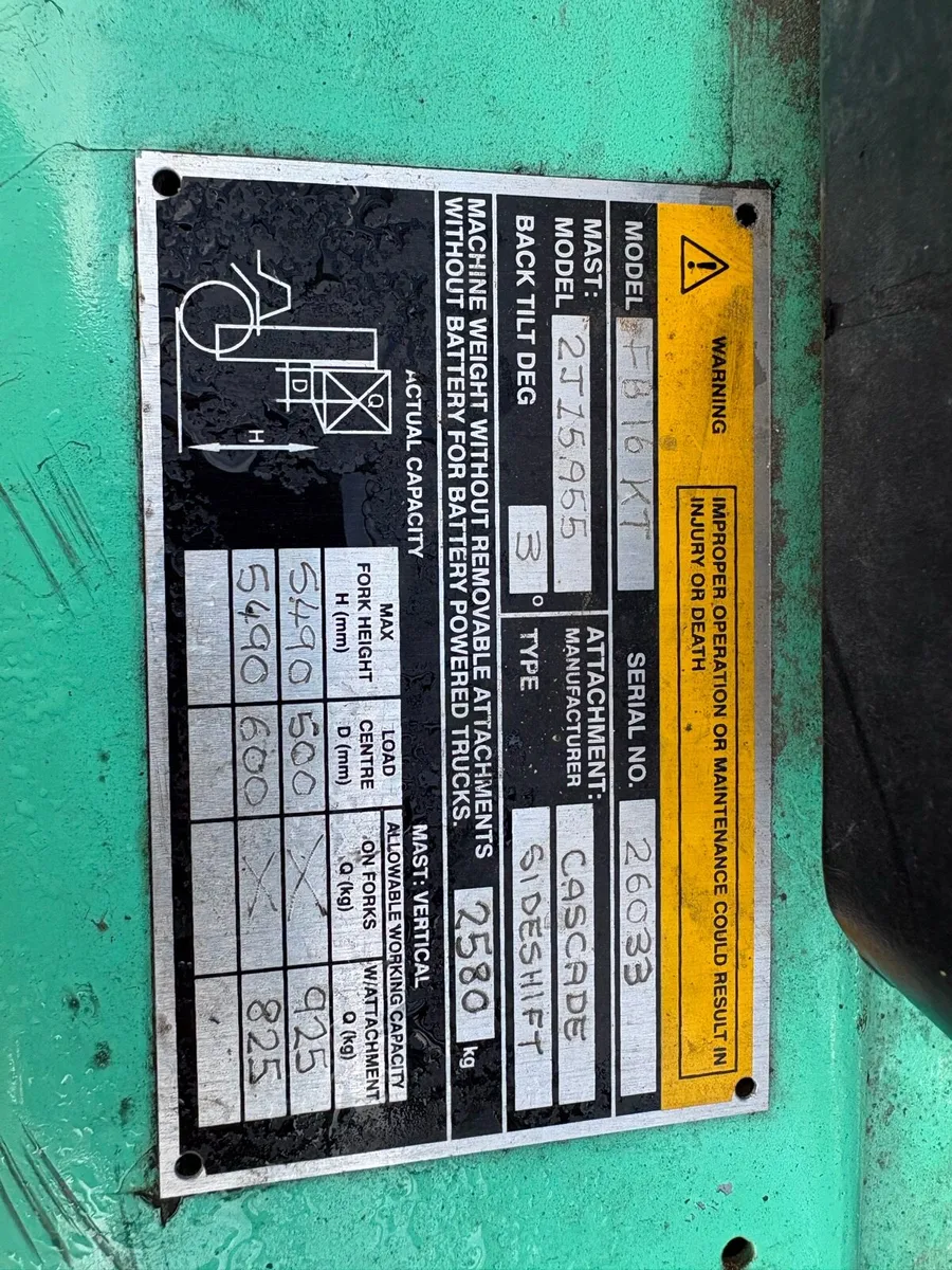Forklift 1.5 tonne - Image 4