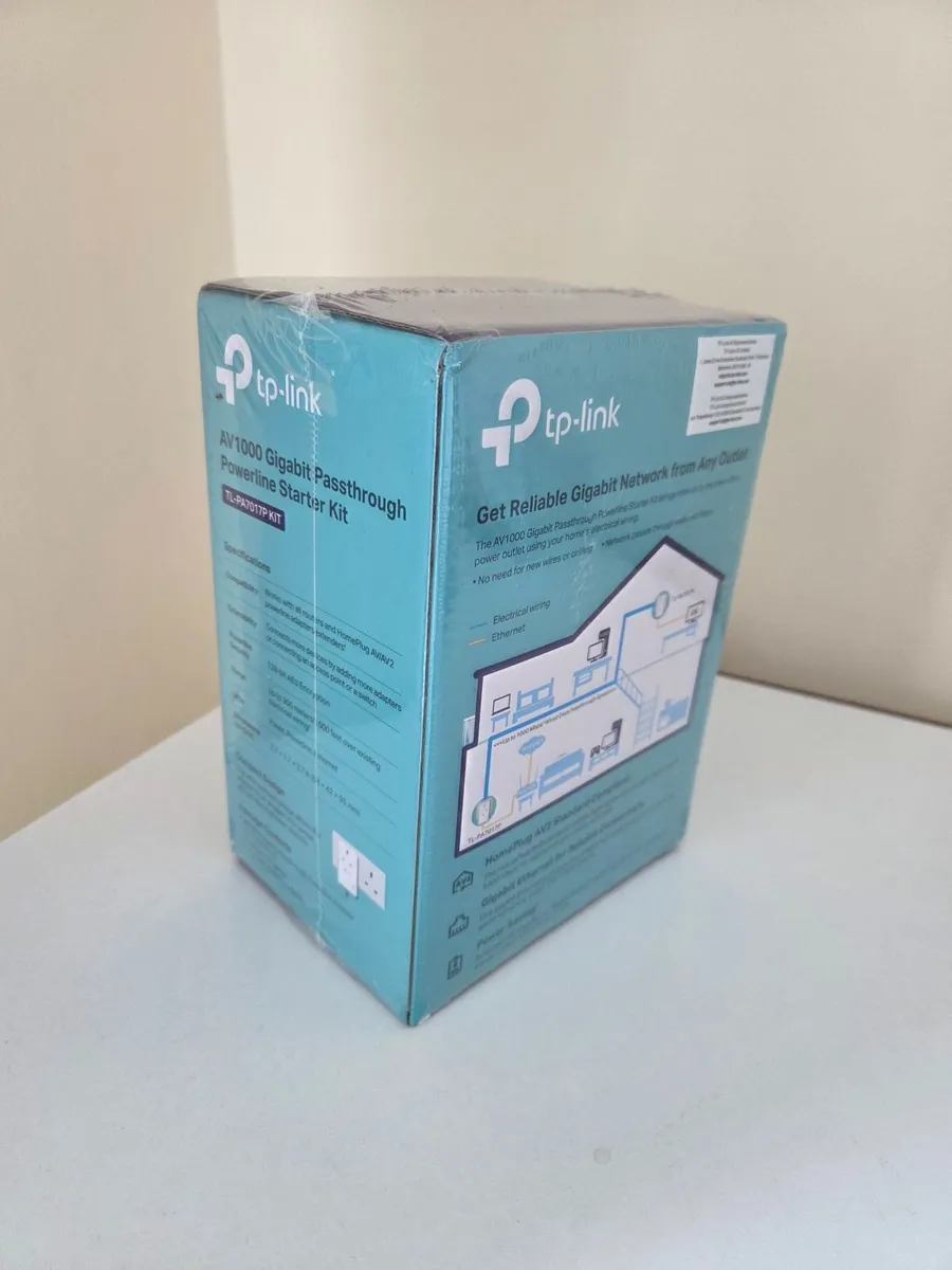Brand New Sealed TP-Link AV1000 Gigabit Powerline - Image 2