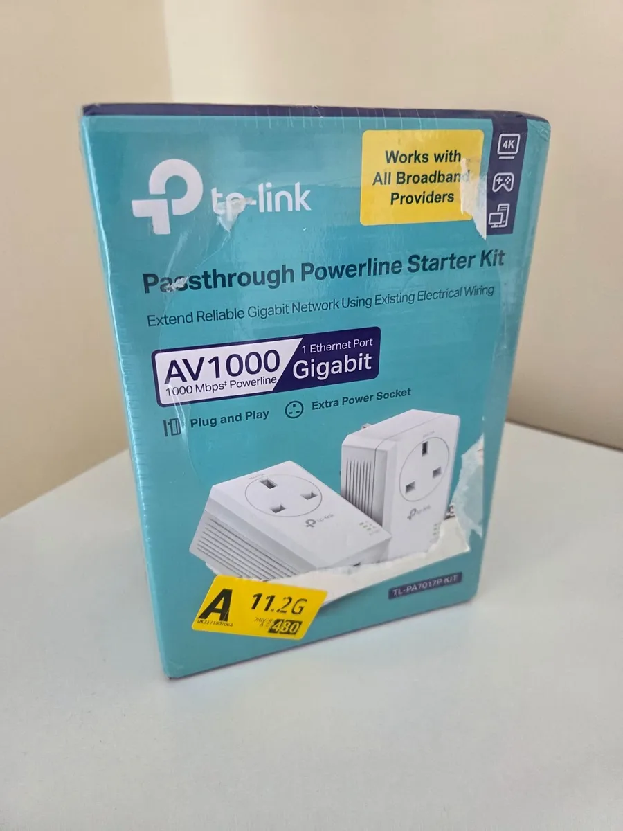 Brand New Sealed TP-Link AV1000 Gigabit Powerline - Image 1