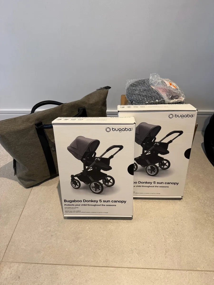 Bugaboo Donkey 3 Duo - Mineral Taupe/ Black - Image 2