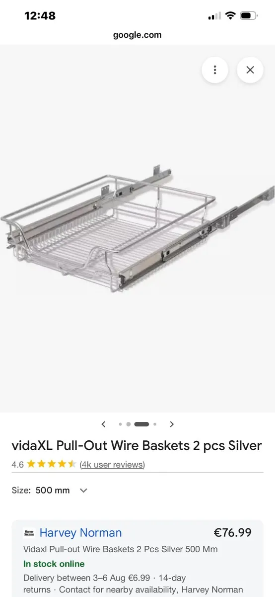 Pullout wire baskets - Image 3