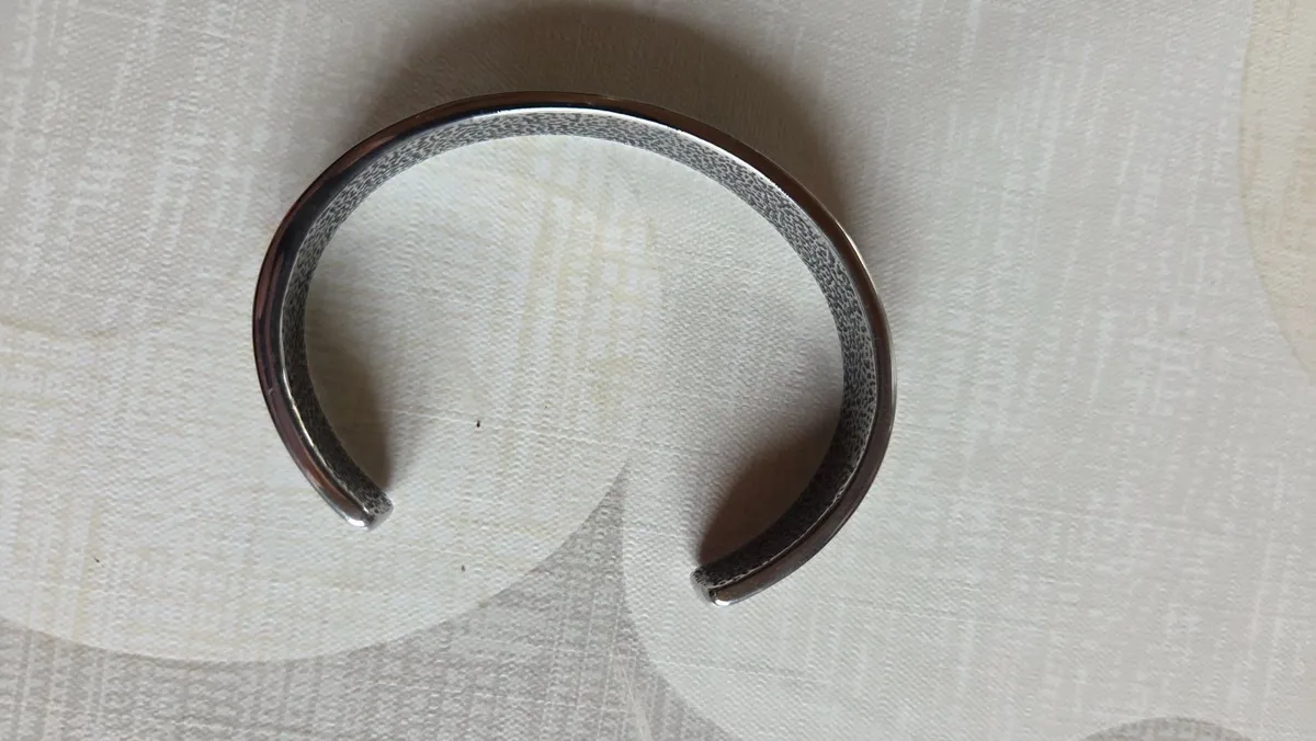 Celtic designed steel bracelet - Image 2