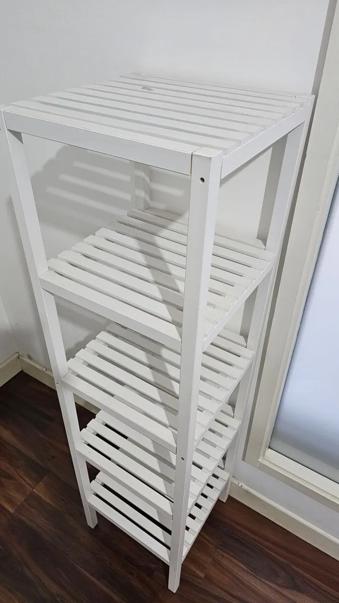 Open shelving unit bathroom bedroom living room - Image 1