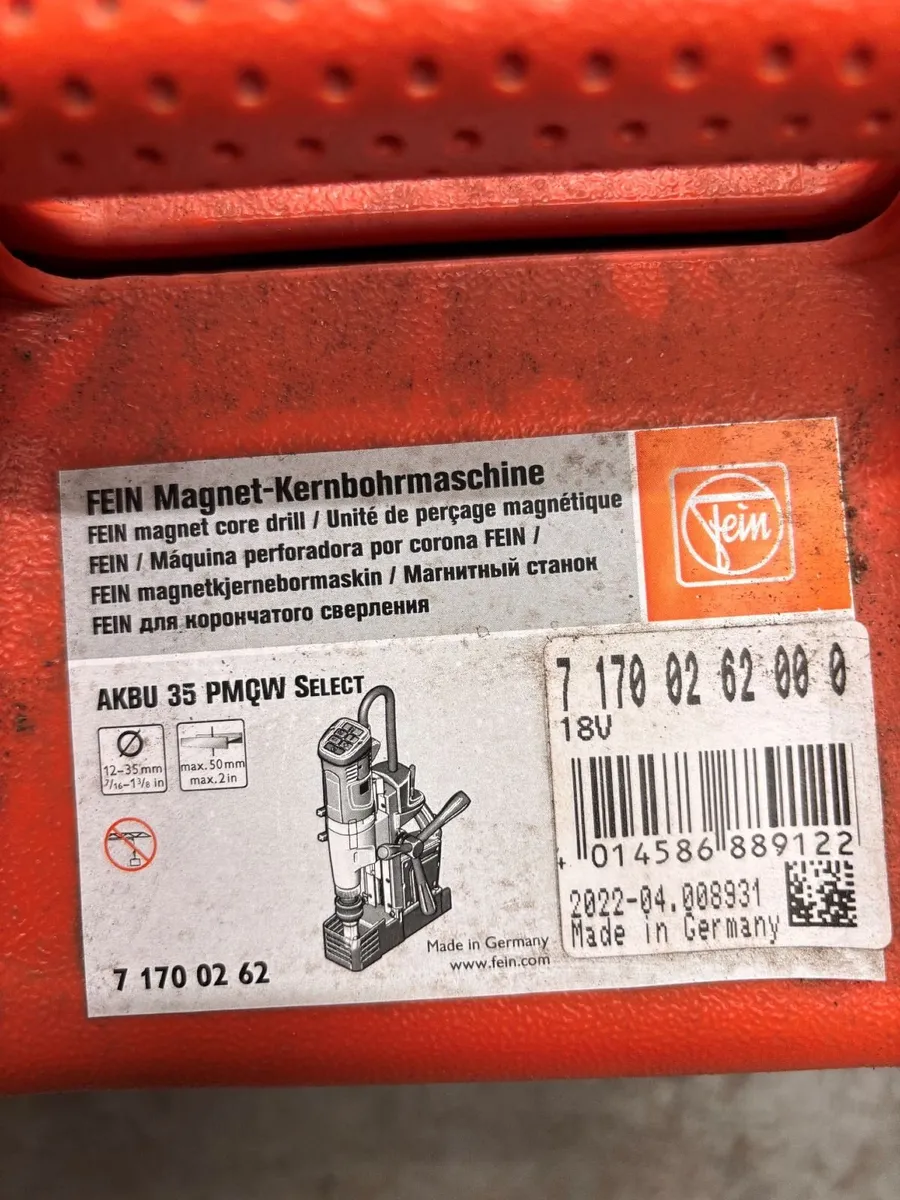 Fein mag drill Cordless - Brand New - Model AKBU - Image 2