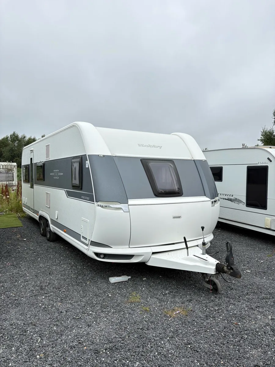 2017 Hobby Prestige 650 6 Berth Caravan - Image 1