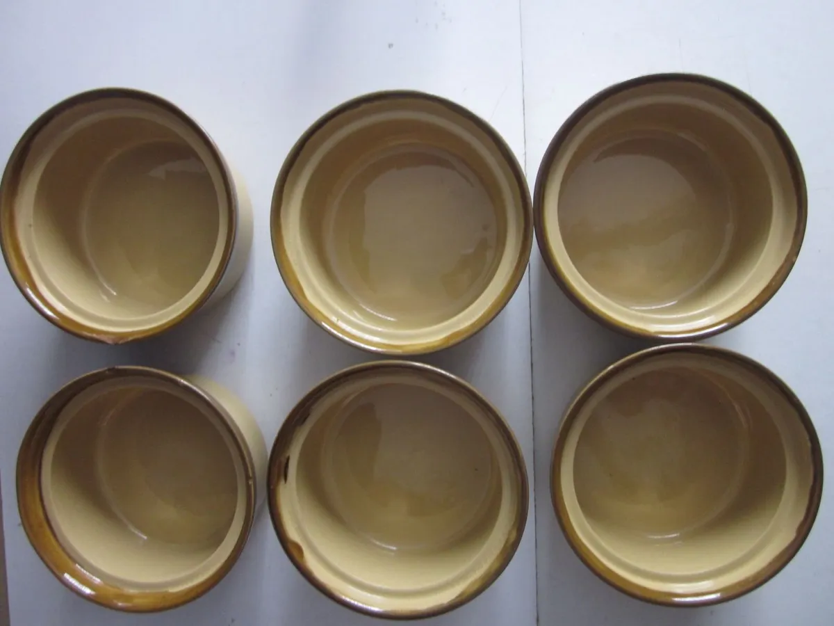 TG Green "Granville" Stoneware Glazed Bowls X6 - Image 3