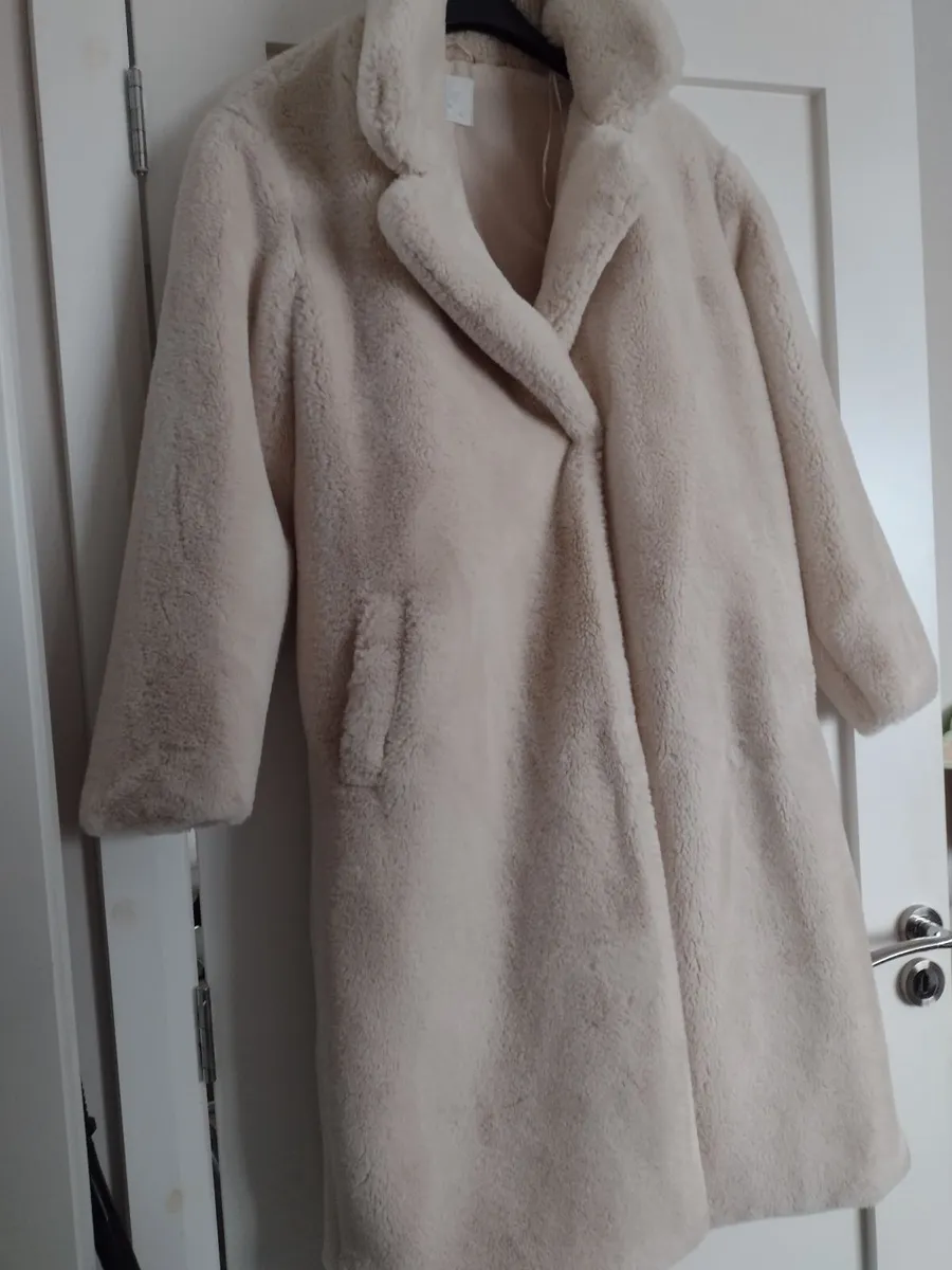 New faux fur long coat - Image 2