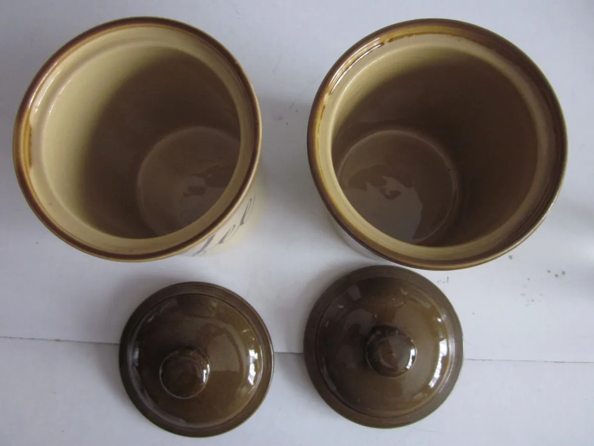 TG Green "Granville" Stoneware Glazed Jars X2 - Image 4