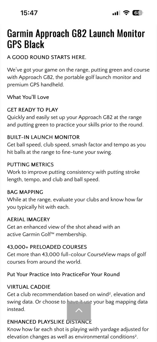 Garmin Approach G82 - Image 3