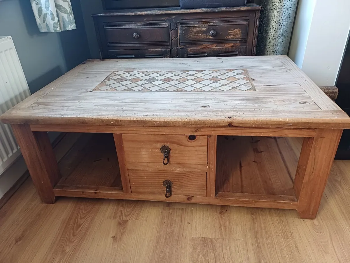 Rustic coffee table
