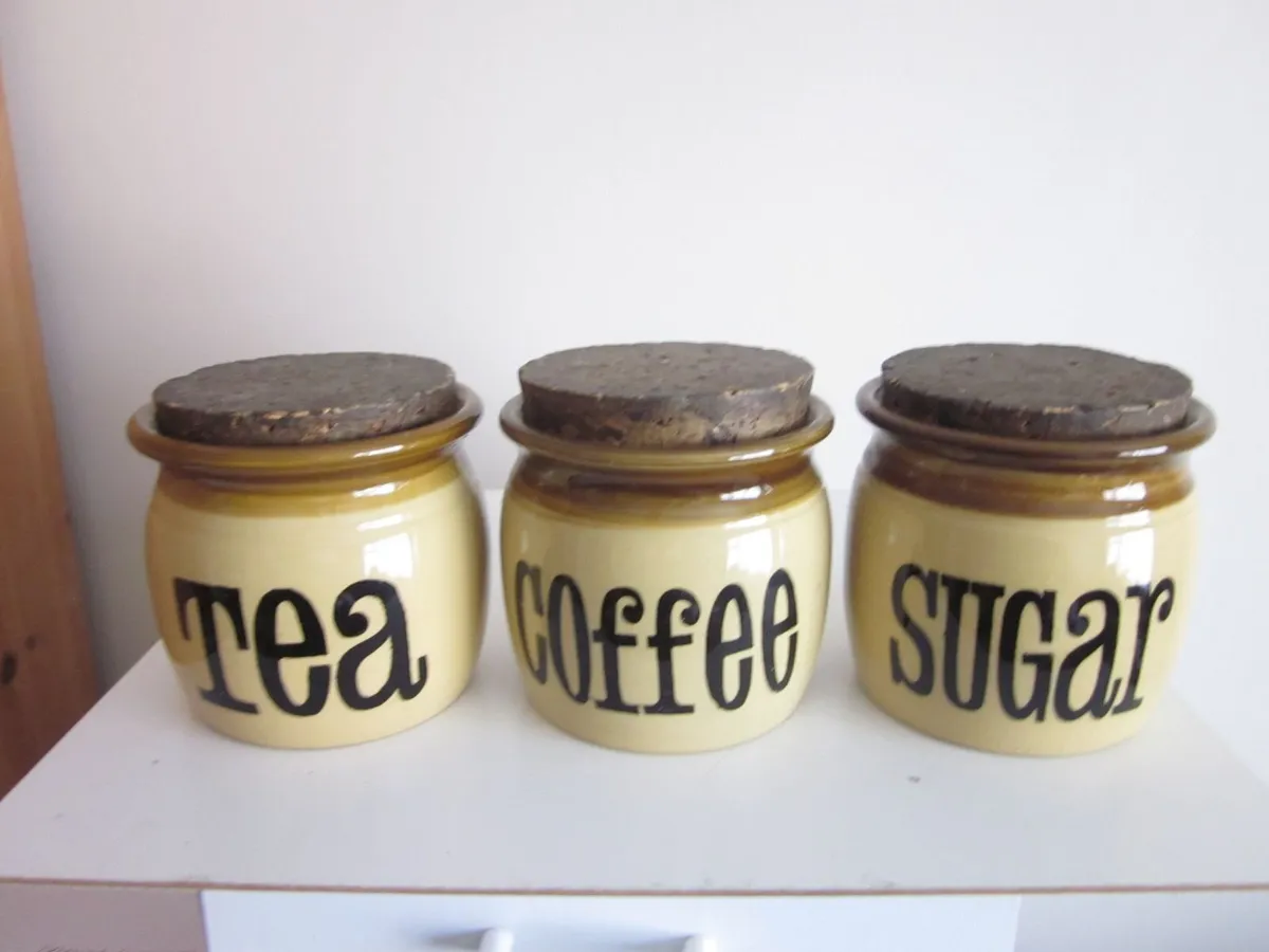 TG Green "Granville" Stoneware Glazed Jars X3 - Image 1