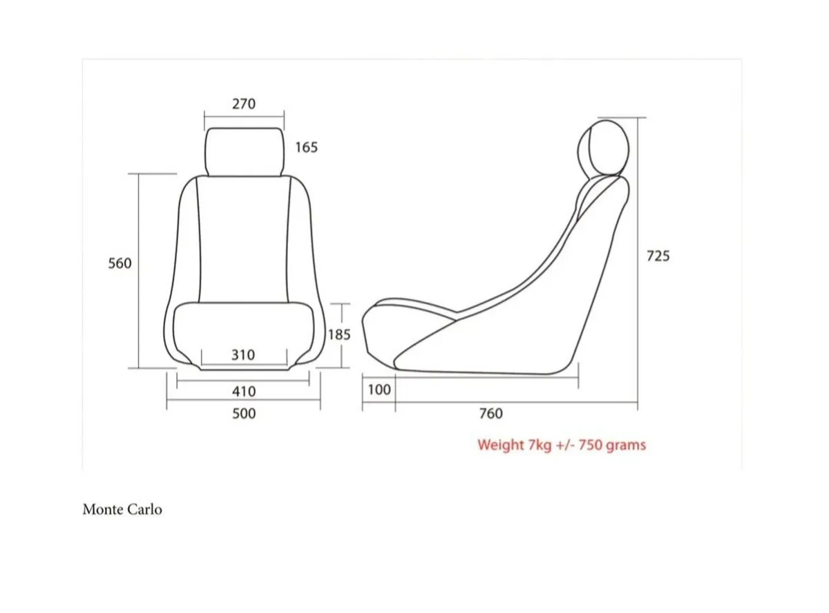 Monte Carlo Cobra Seat - Image 3