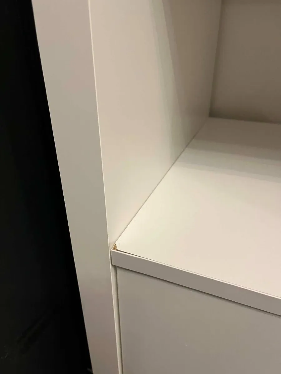IKEA Kallax Shelving Unit 2x3 White with 4 Inserts - Image 3