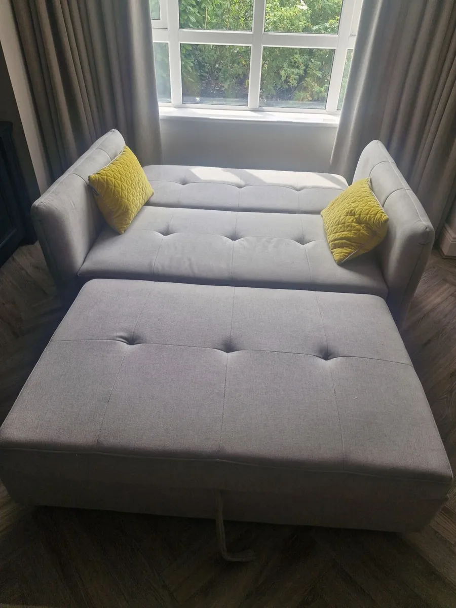 Sofabed - Light Grey - Image 4