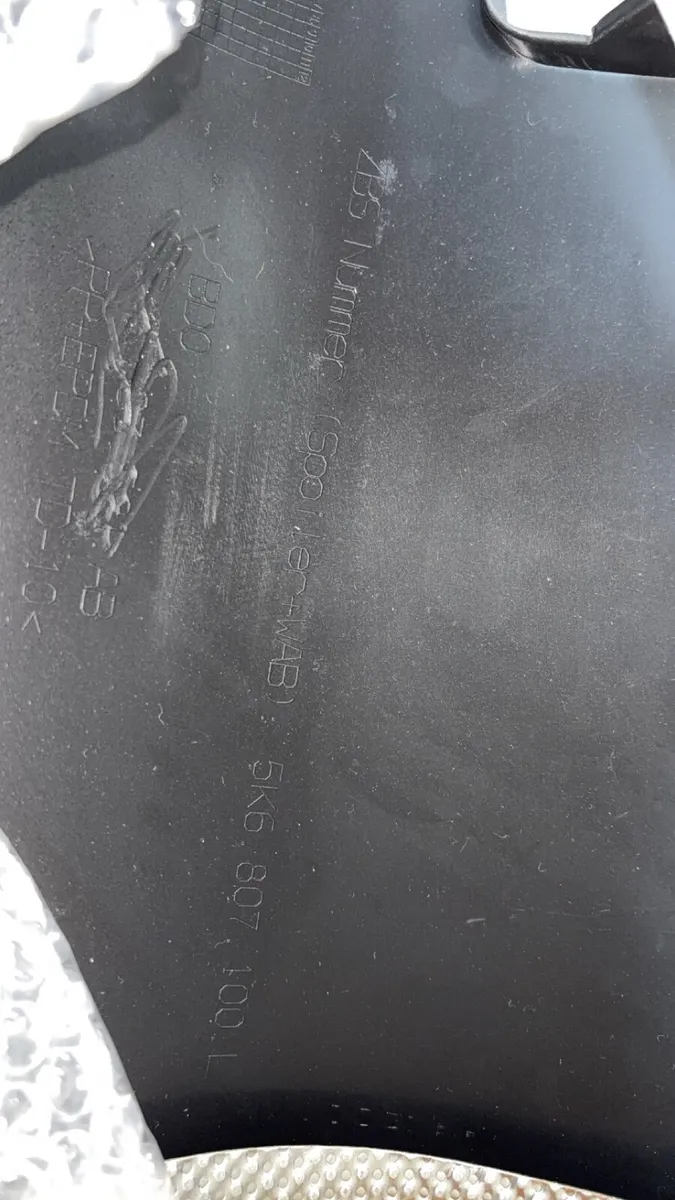 Rear bumper for Volkswagen and lower spoiler - Image 3