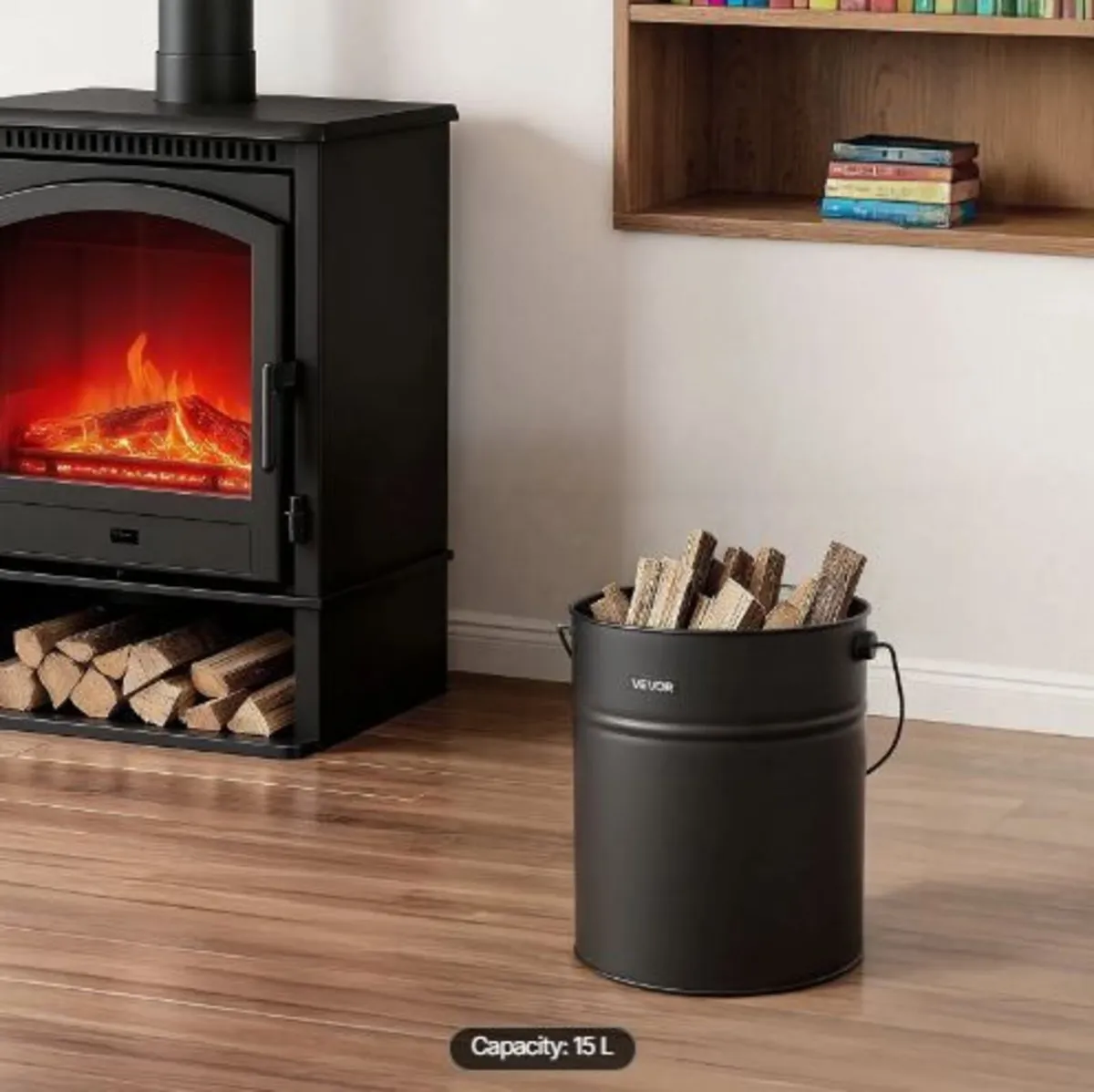 Ash Bucket, 4 PCS with Lid, Shovel - Image 3