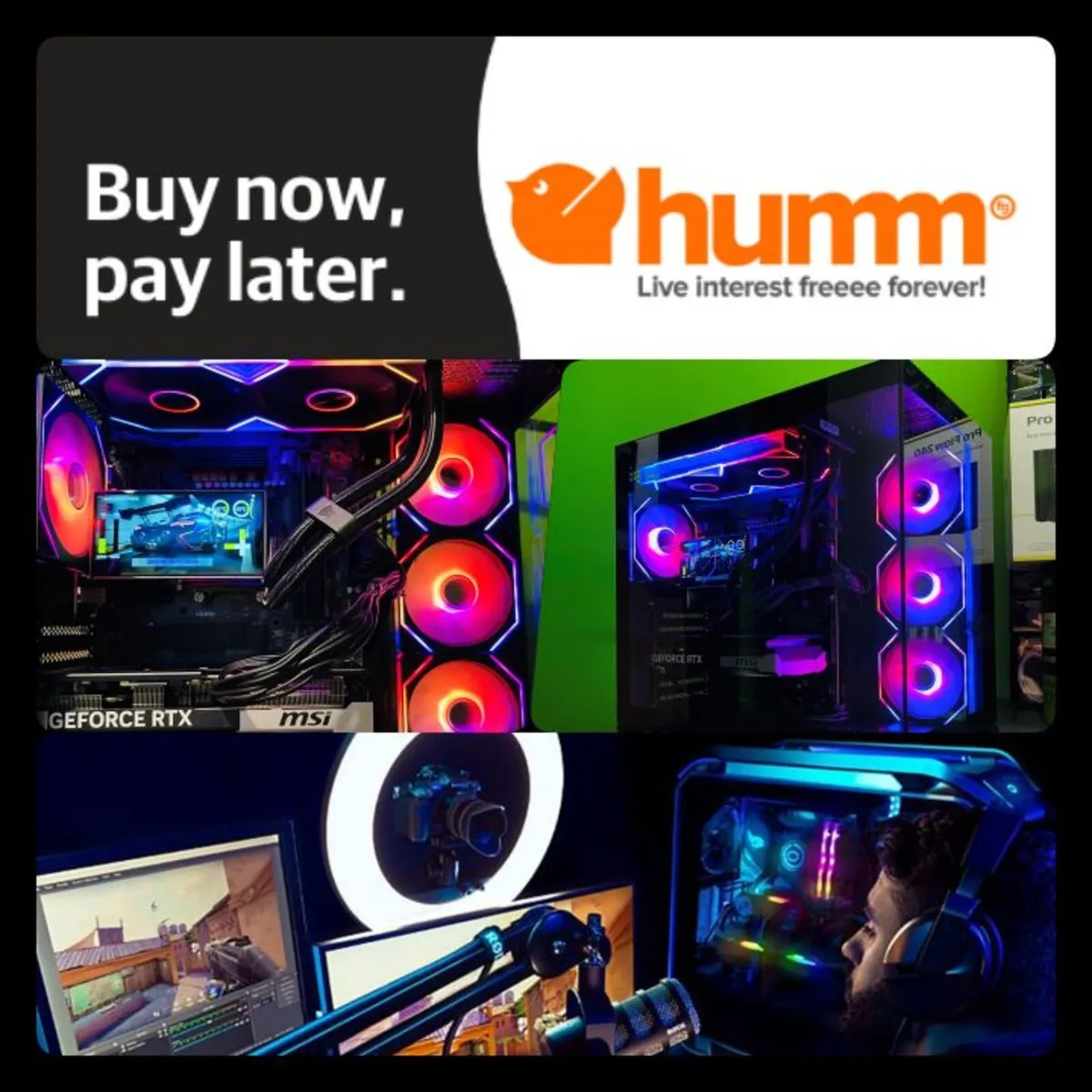 Gaming PC AMD Ryzen 5 9600X, RTX 5070, 32GB DDR5 - Image 1