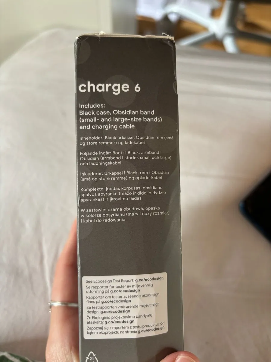 Smart watch Fit bit Charge 6 Obsidian - Image 3