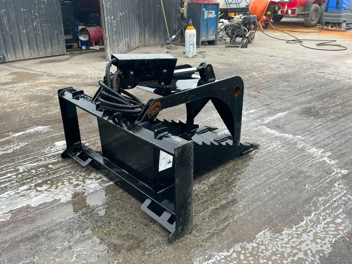 hydraulic tree shear/grapple attachment - Image 2