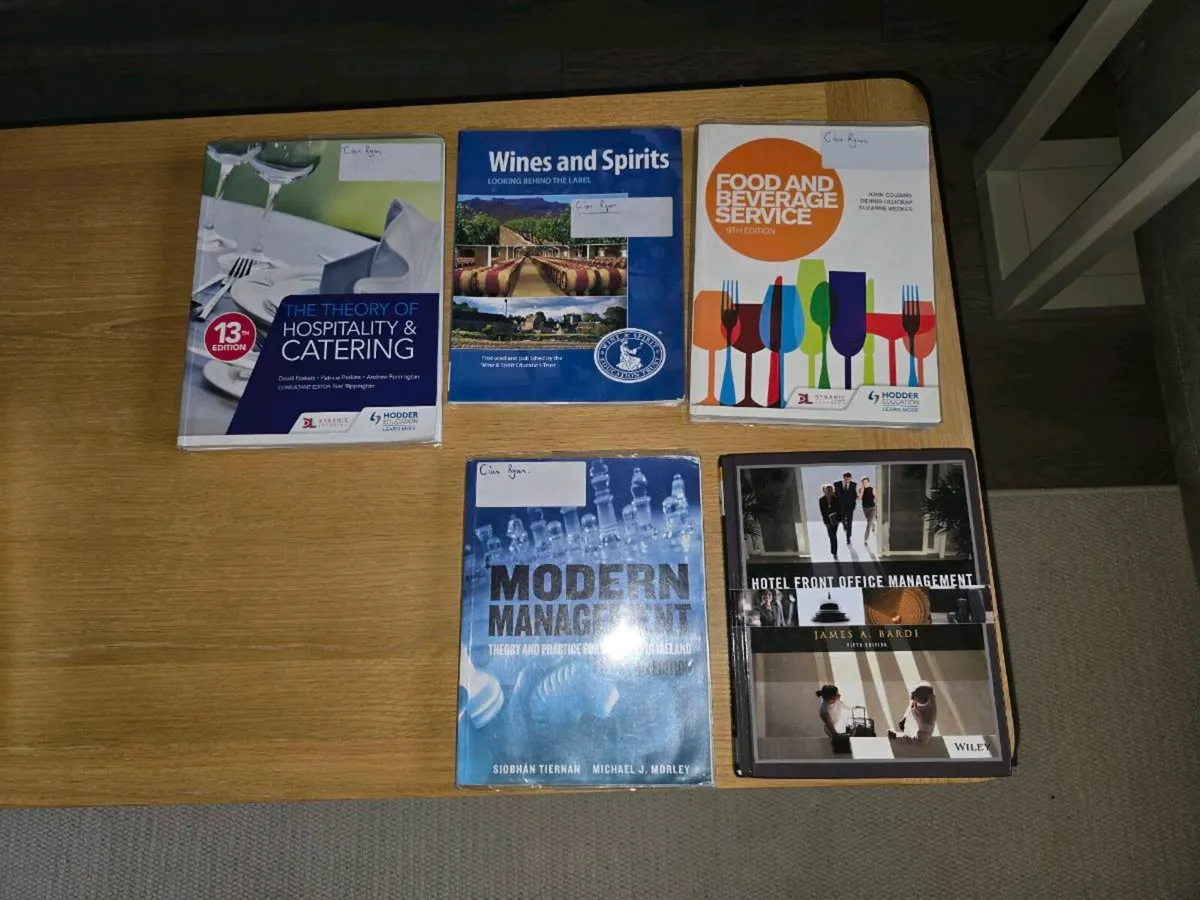Shannon College of Hotel Management books - Image 2