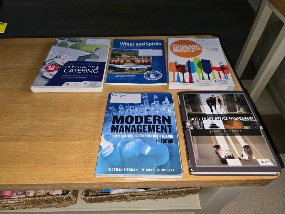 Shannon College of Hotel Management books - Image 3