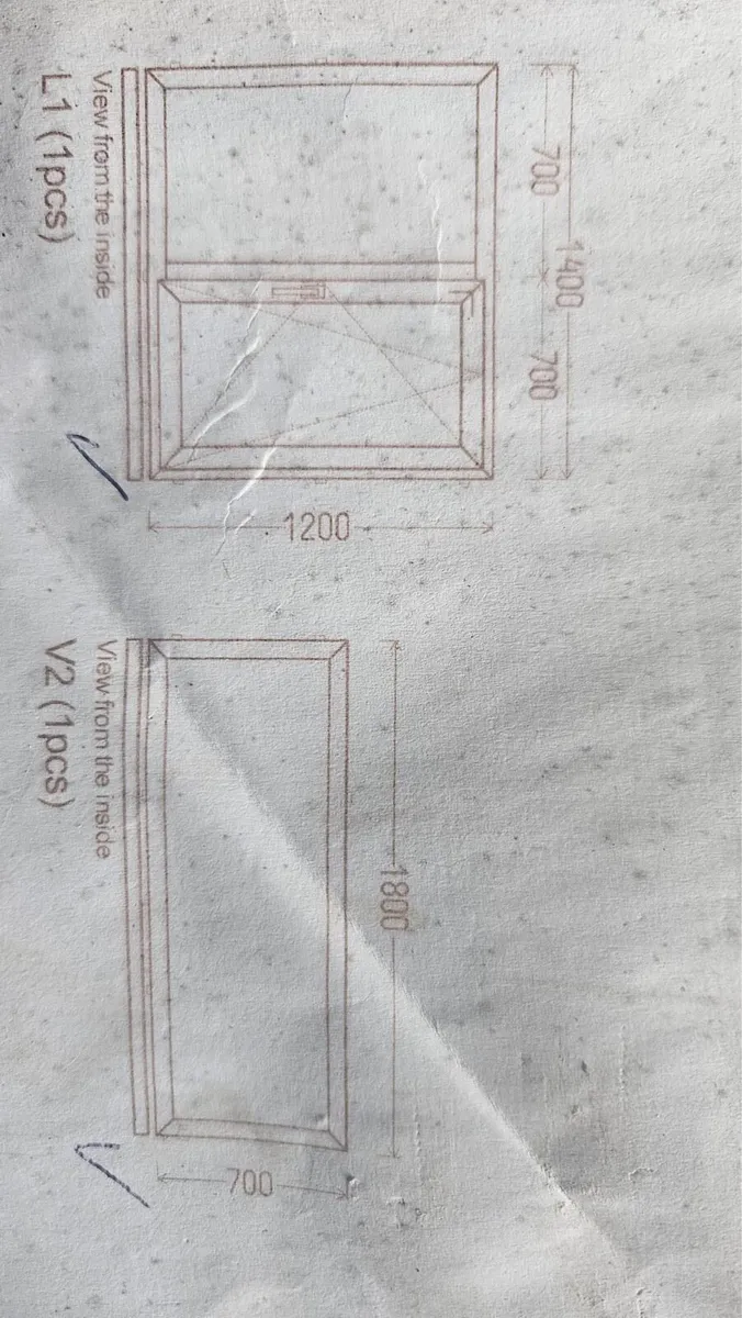 2 double glazed windows. A rated - Image 3