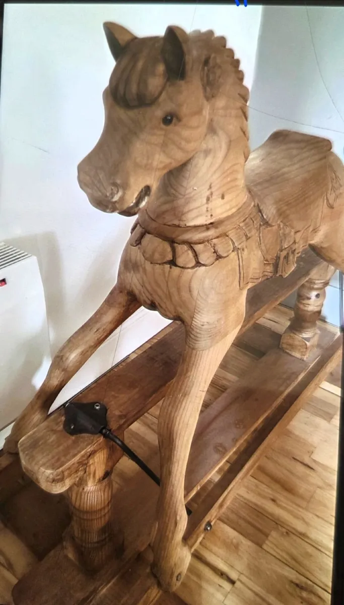 Hand carved Rocking Horse - Image 2
