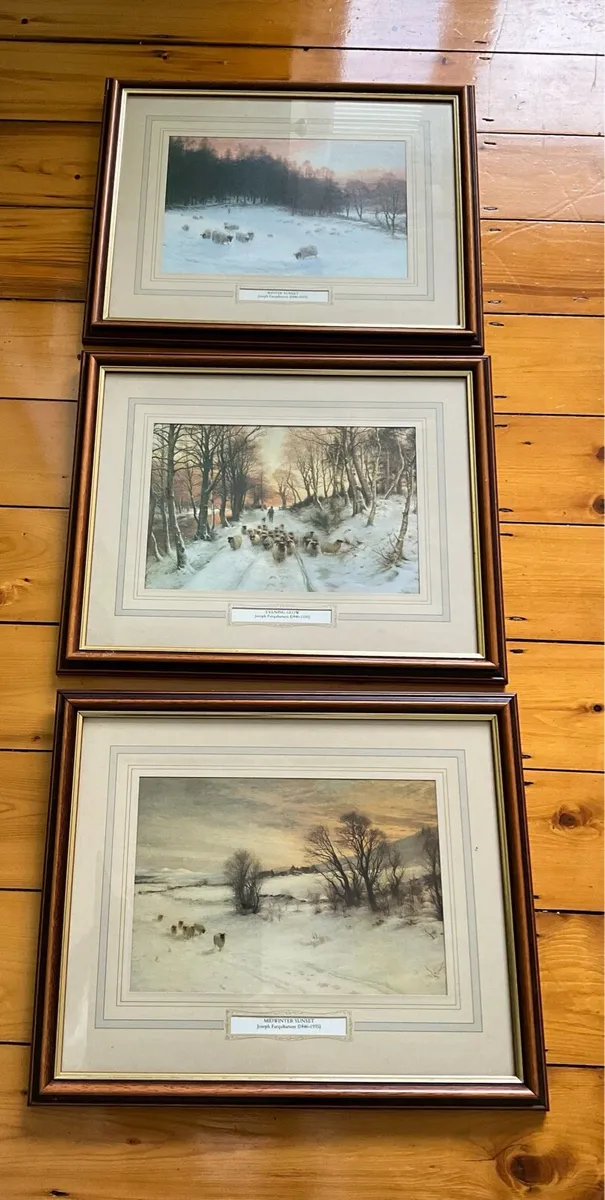 Set of 3 Joseph Farquharson  (1846-1935) Prints - Image 2