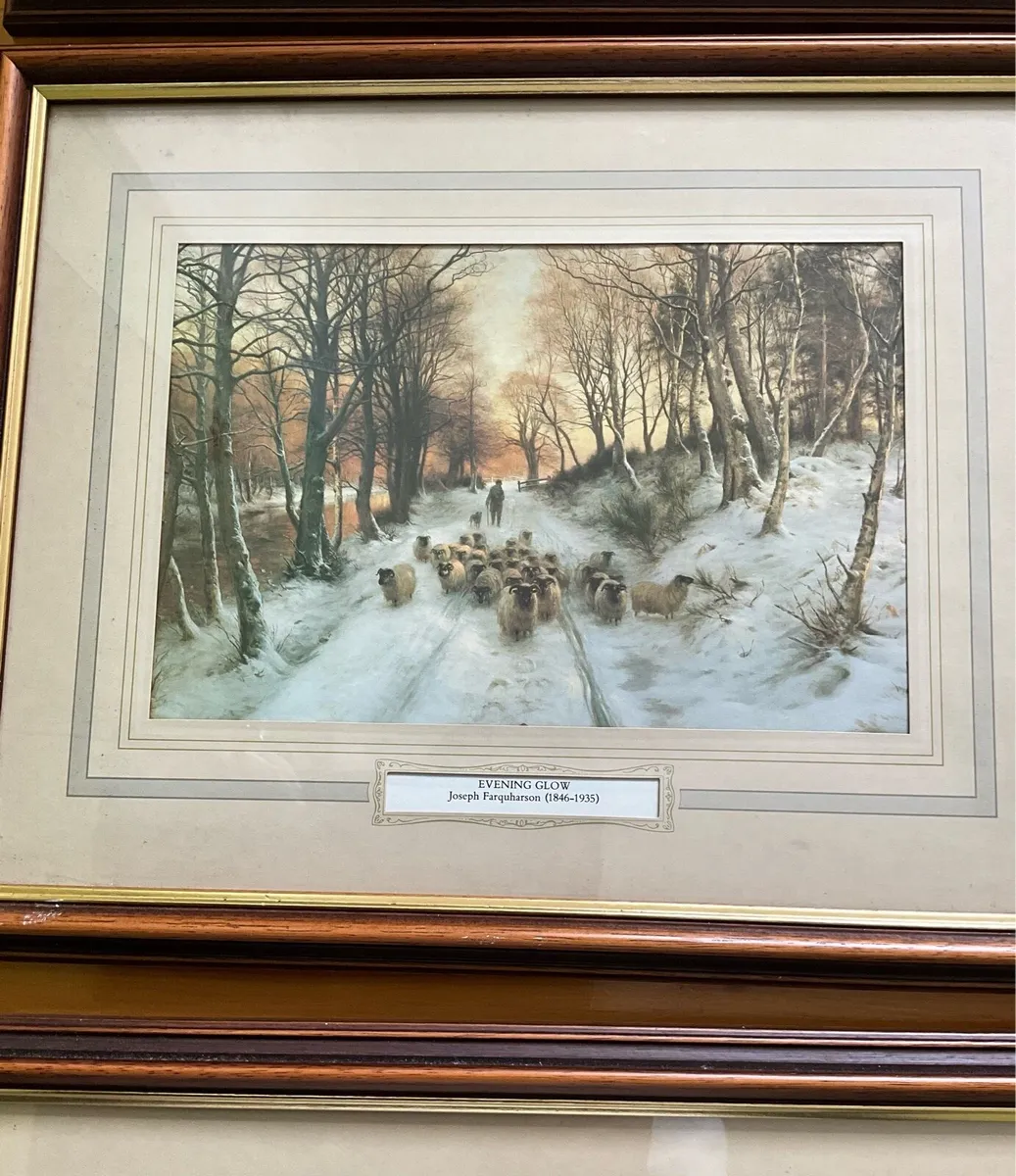 Set of 3 Joseph Farquharson  (1846-1935) Prints - Image 3