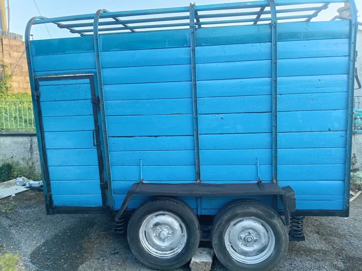 Cattle trailer nd car trailer - Image 1