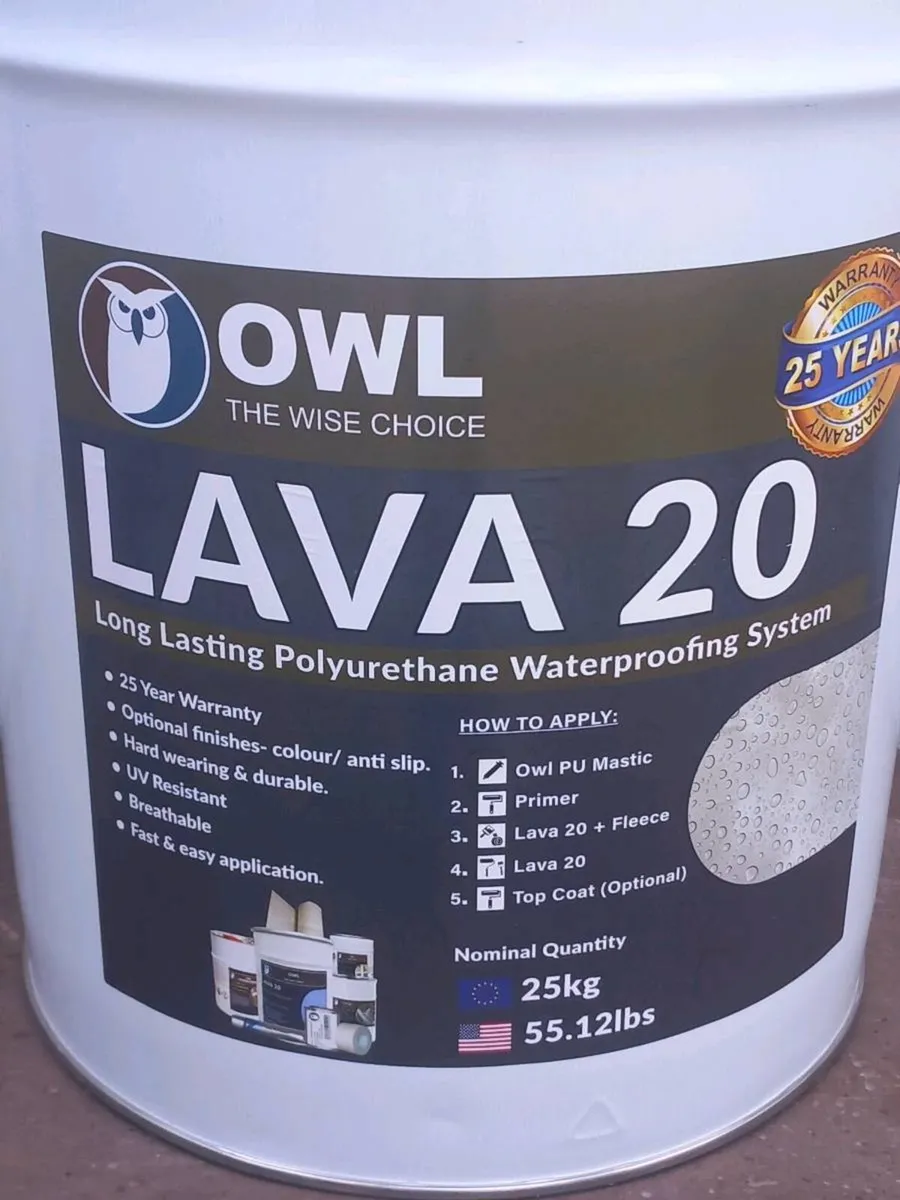 Lava 20 liquid rubber waterproofing - Image 2