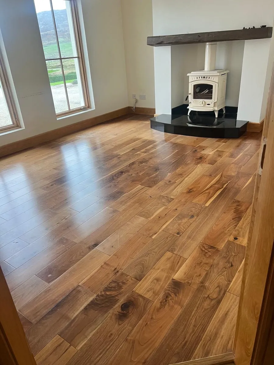 Walnut flooring