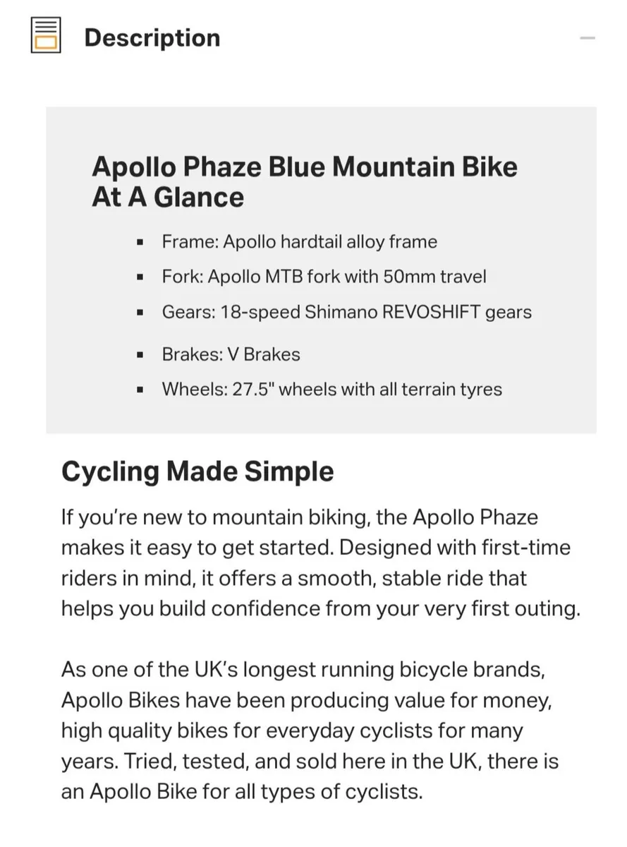 Small Men's Blue Bicycle - Image 2
