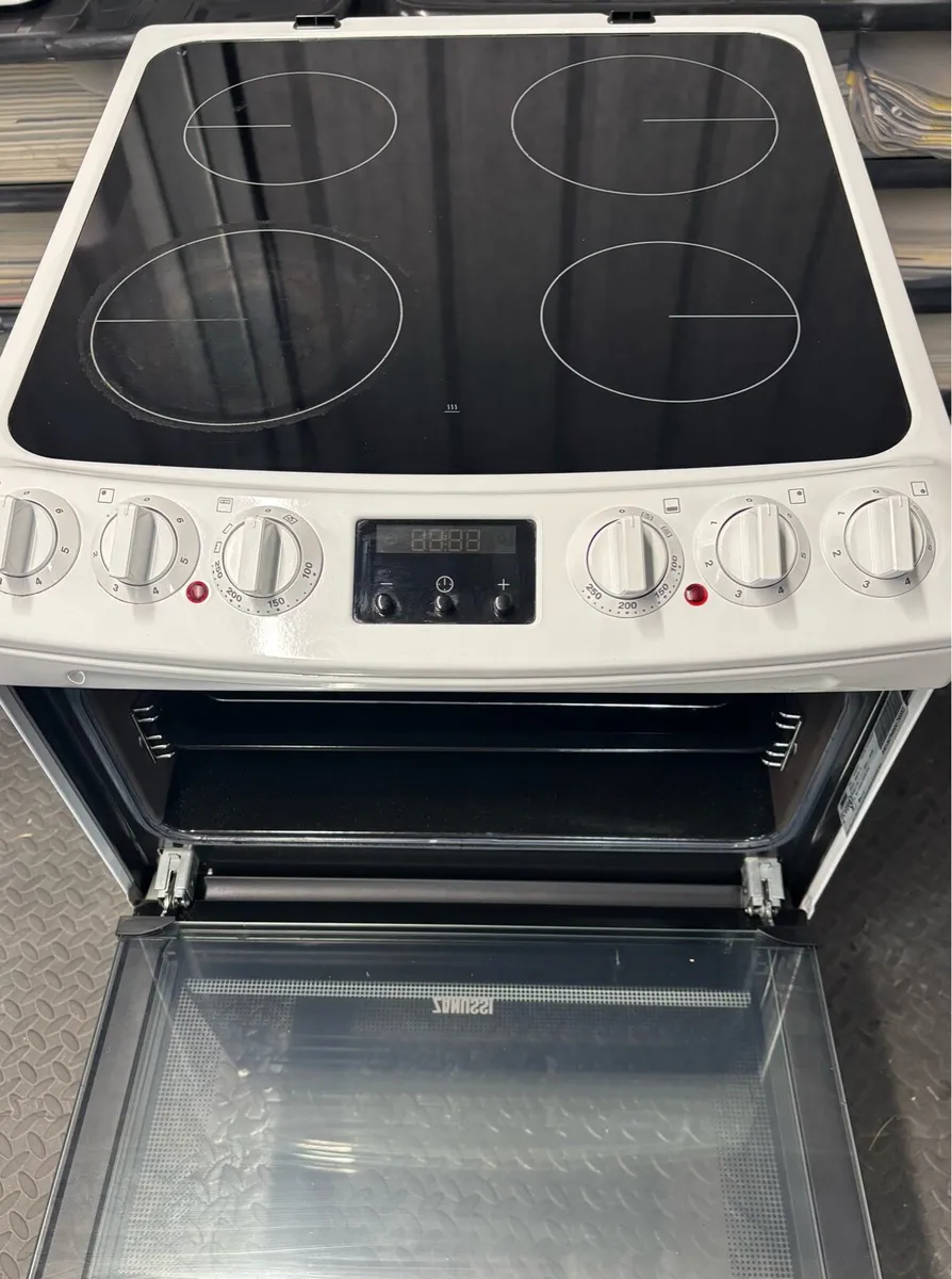 Zanussi Electric 55cm Double Oven & Ceramic Hob - Image 1