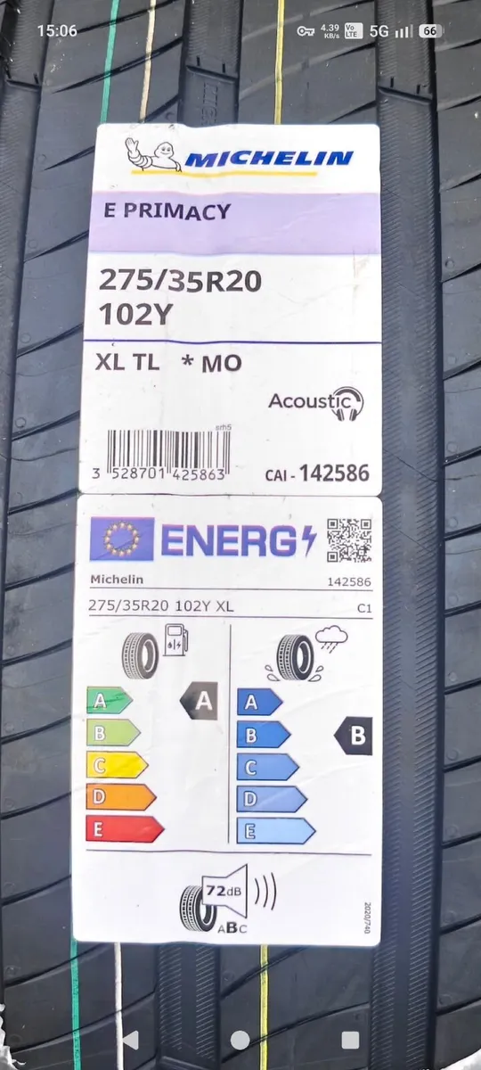 Michelin E Primacy 275/35R20 102Y XL - Image 3