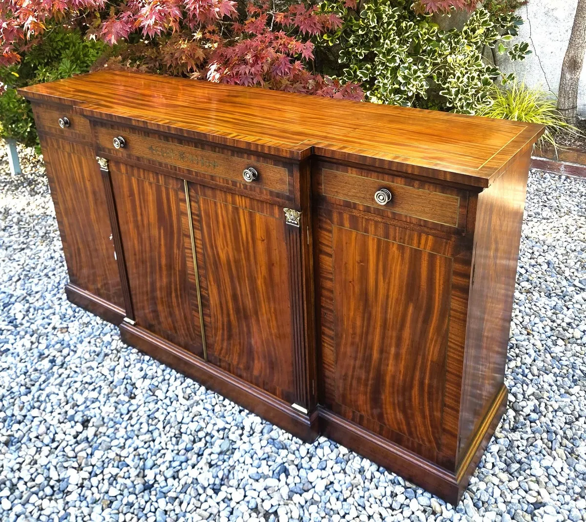 Vintage French Breakfront Sideboard - Image 1
