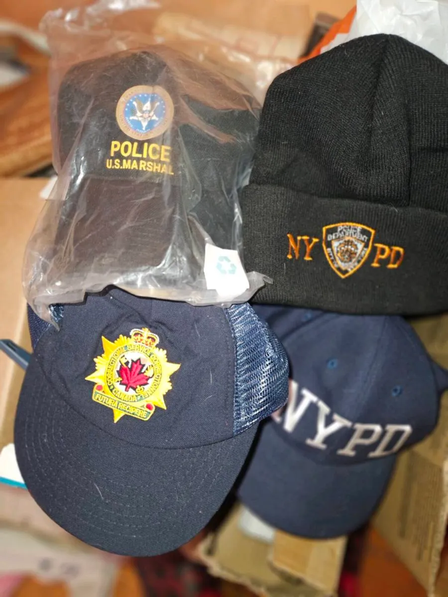 4 Police Themed Hats