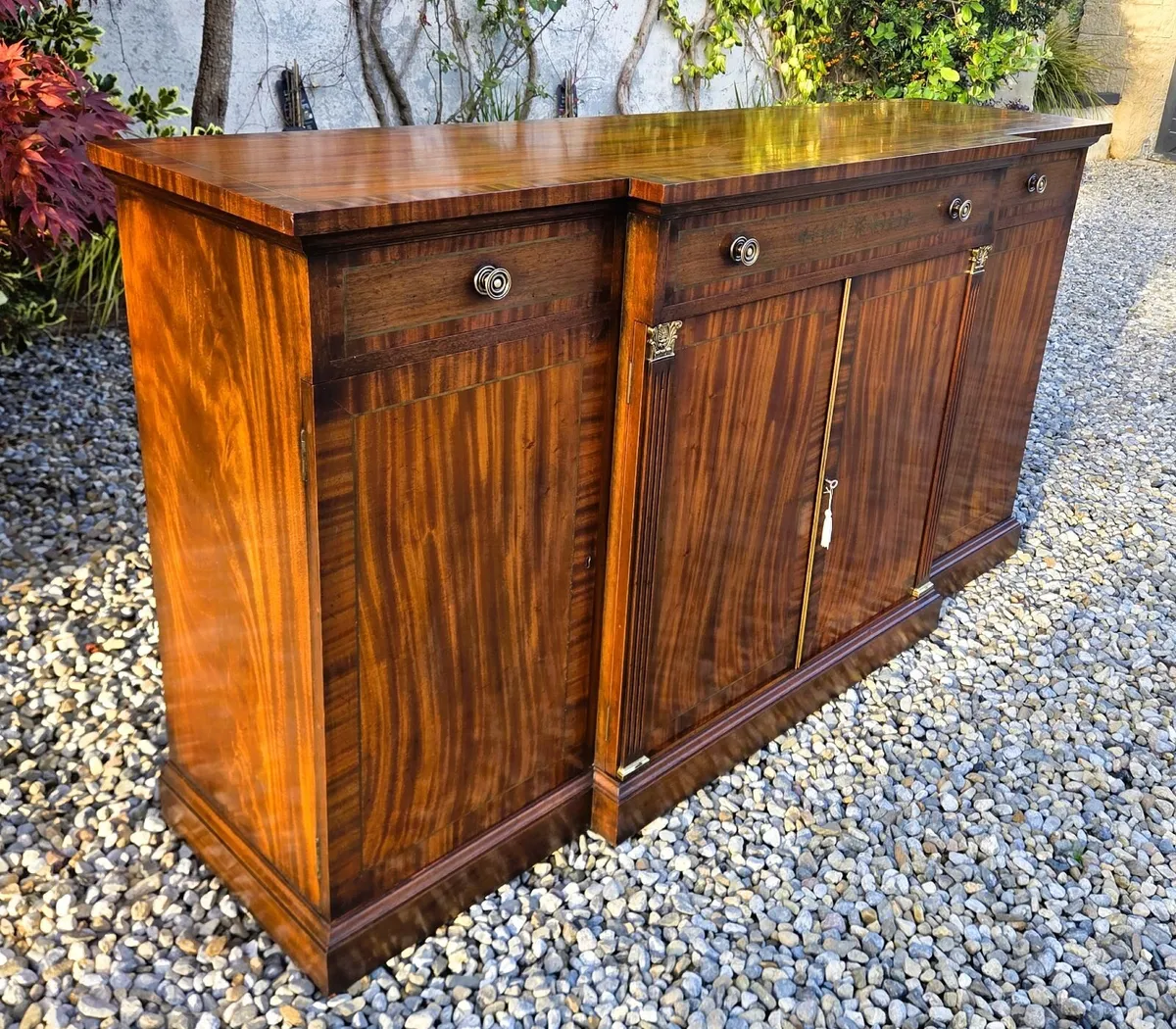 Vintage French Breakfront Sideboard - Image 3