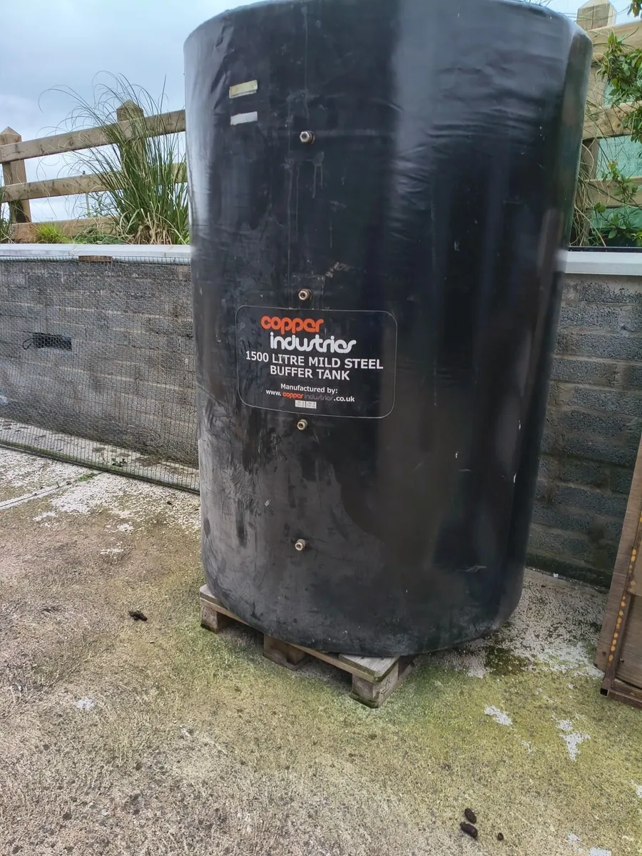 Buffer tank 1500 Litre Insulated Copper Industries