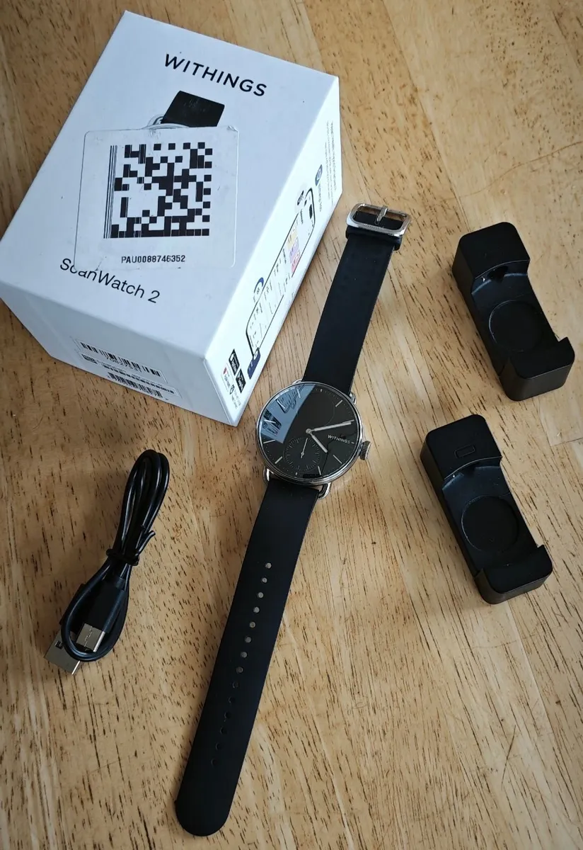 Withings ScanWatch 2 (38mm Black) - Image 2