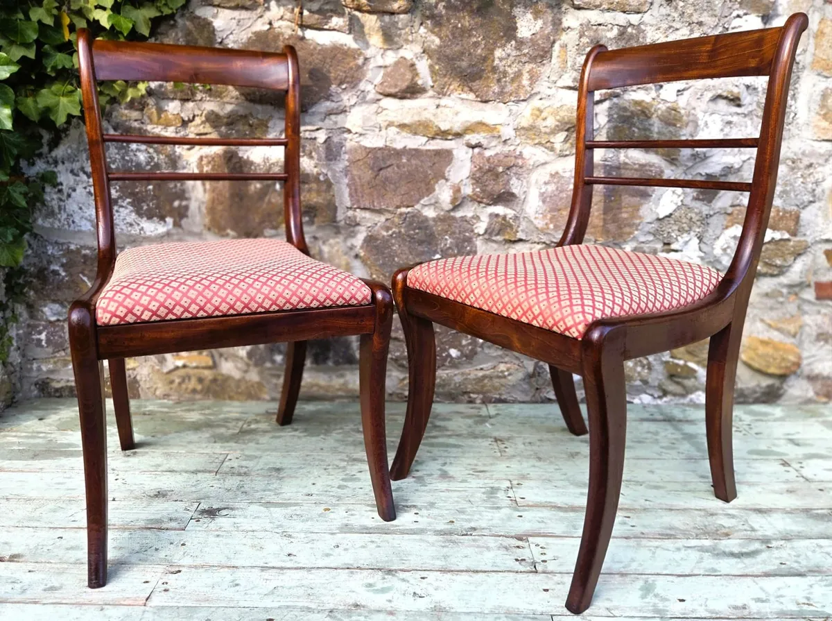 Pair of Regency Chairs- Circa 1810 - Image 3