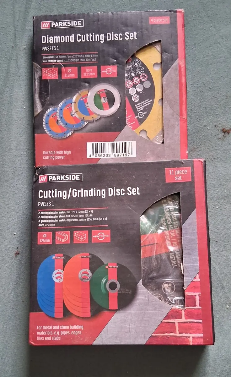 Parkside Cutting and Grinding Disc Sets - Image 3