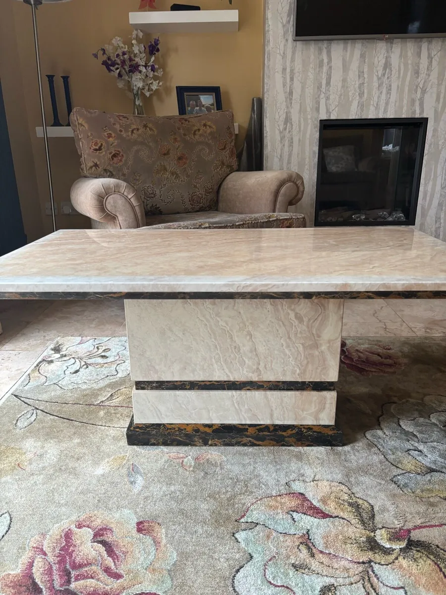 Marble coffee table - Image 2