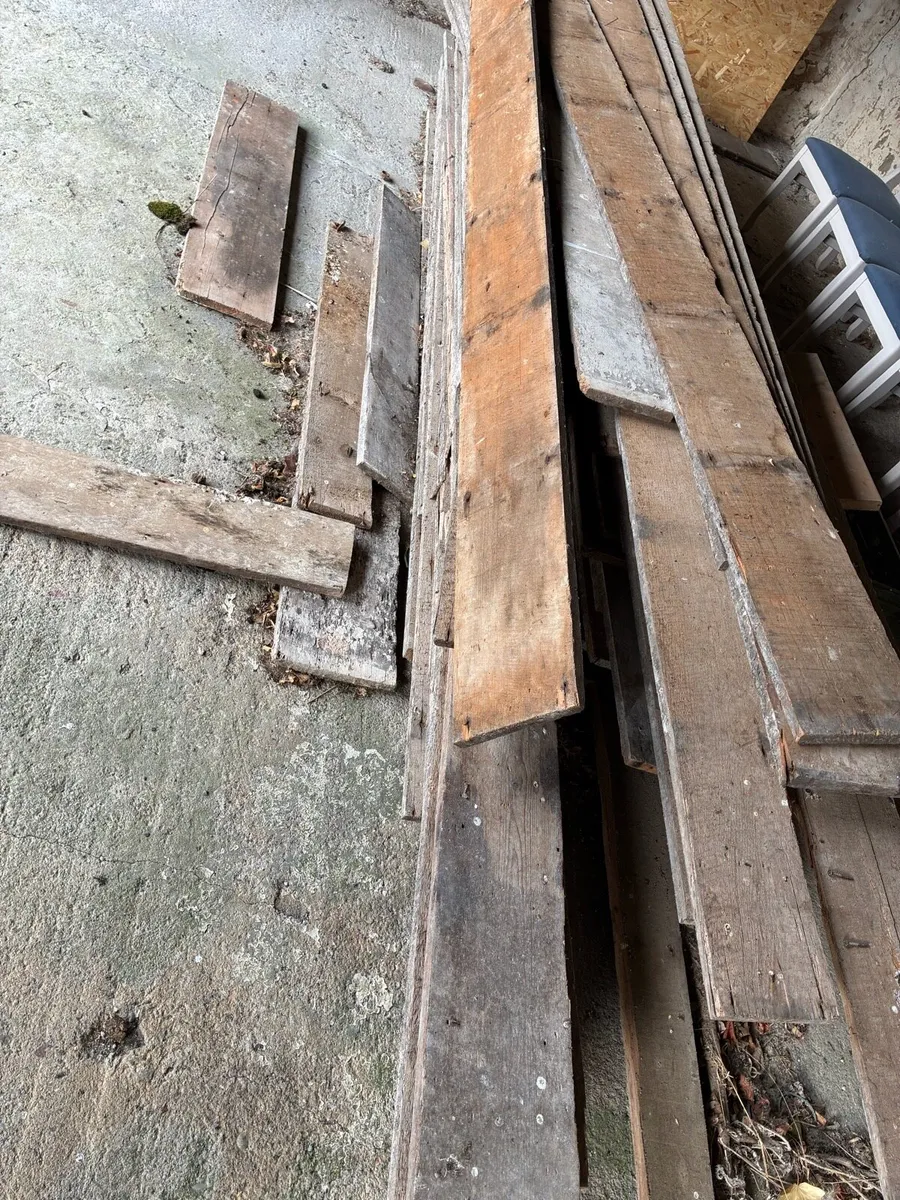 Reclaimed Old Pine Floorboards – Large Quantity - Image 3