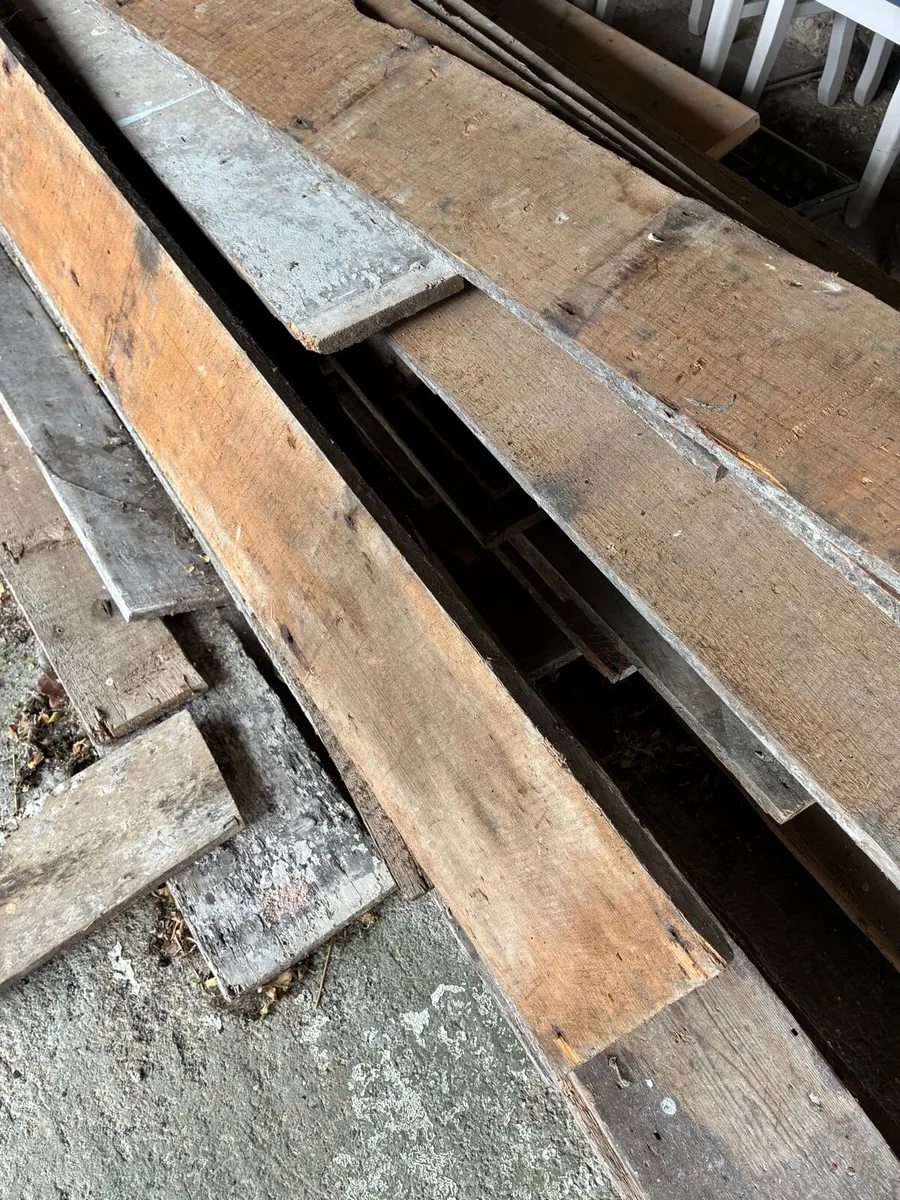 Reclaimed Old Pine Floorboards – Large Quantity - Image 2