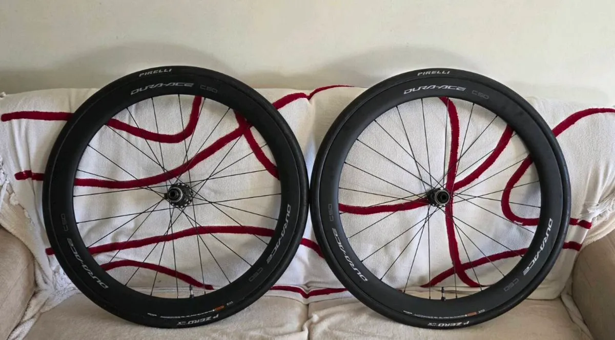 Dura ace C50 carbon wheels