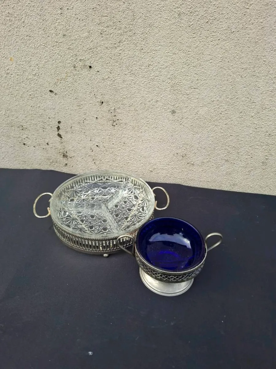 Duo glass trays - Image 1